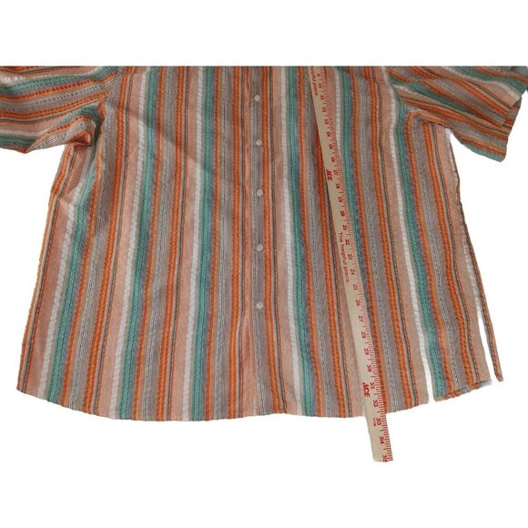 Pronti Collection by Phita Mens 3XL Shirt Short Sleeve Button Up - Picture 9 of 12